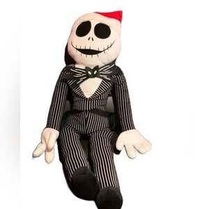 Jack Skellington Nightmare Before Christmas Jumbo Plush 46” Santa Large. EUC.